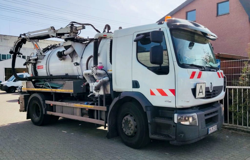 MBR Saug- und Spülfahrzeug für die Kanalreinigung in Hamburg